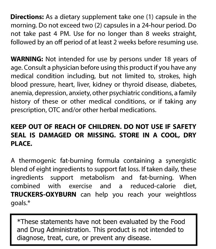 Fat Loss Truckers-Oxy Burn